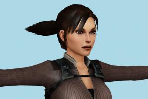 Lara Croft Lara-Croft, Lara, Croft, lara, Tomb-Raider, girl, female, woman, people, human, xna, characters, rigged